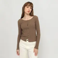 DENIMLAB - SWEATER MULTIBOTON ECRU S