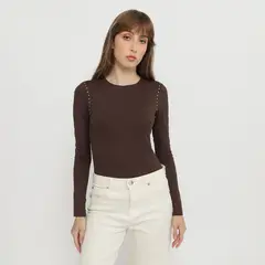 DENIMLAB - Body Manga Larga Mujer