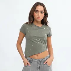 DENIMLAB - Polo Manga Corta Mujer