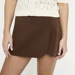 SYBILLA - FALDA SASTRERA SKORT (AV) IRIS PINSTRIPES M