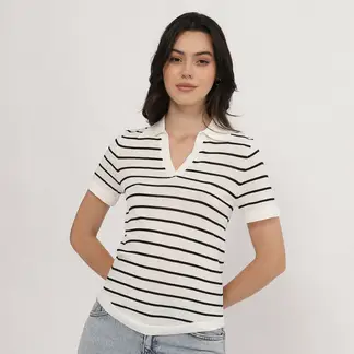 BASEMENT - Chompa Manga Corta Mujer