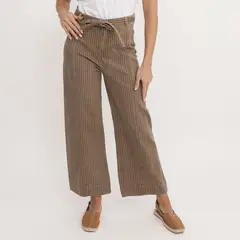 BASEMENT - Jean Wide Leg Tiro Alto Mujer