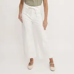 BASEMENT - Jean Wide Leg Tiro Alto Mujer