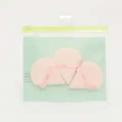 SYBILLA - Set de 3 puffs para maquillaje en polvo