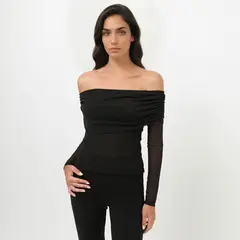 MOSSIMO - Polo Manga Larga Mujer