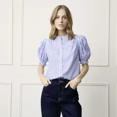 BASEMENT - Blusa Manga Globo Mujer