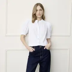 BASEMENT - Blusa Manga Globo Mujer