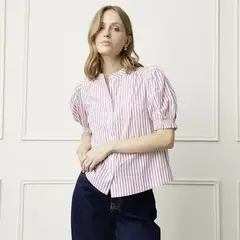 BASEMENT - Blusa Manga Globo Mujer