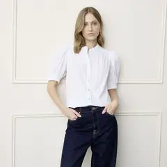 BASEMENT - Blusa Manga Globo Mujer