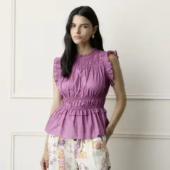 BASEMENT - Blusa Peplum Mujer