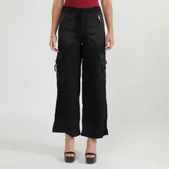MOSSIMO - Pantalón Cargo Tiro Medio Mujer