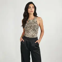 MOSSIMO - BODY POLIAMIDA CUT OUT ORQUID S