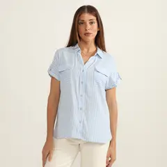 ELLE - Blusa Manga Corta Mujer