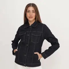 ELLE - Casaca Denim Mujer