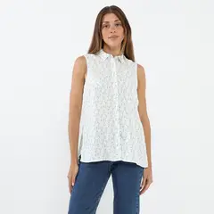 UNIVERSITY CLUB - Blusa Sin Mangas Mujer