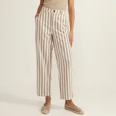 UNIVERSITY CLUB - Pantalón Mom Tiro Alto Mujer