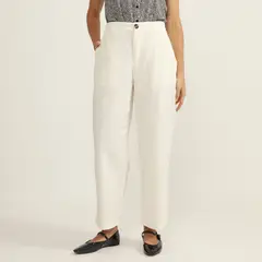 UNIVERSITY CLUB - Pantalón Mom Tiro Alto Mujer