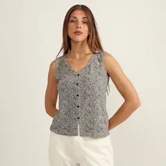 UNIVERSITY CLUB - Polo Sin Mangas Mujer