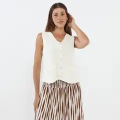 UNIVERSITY CLUB - Polo Sin Mangas Mujer