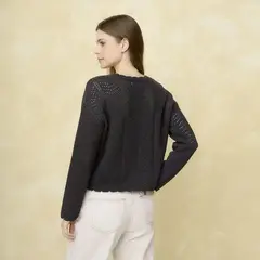 UNIVERSITY CLUB - Chompa Manga Larga Mujer