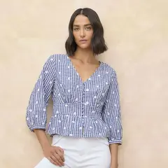 ELLE - Blusa Manga Larga Mujer