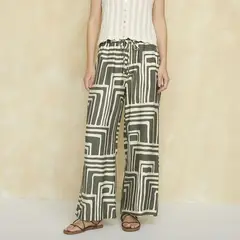 UNIVERSITY CLUB - PANTALON FLUIDO AM CHOCOLATE S