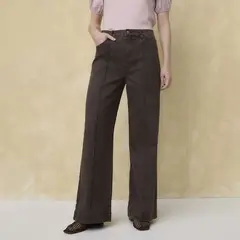 UNIVERSITY CLUB - Jean Wide Leg Tiro Alto Mujer