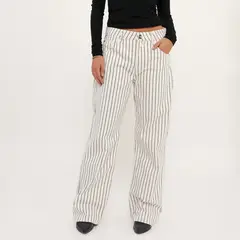 DENIMLAB - Jean Straight Tiro Medio Mujer