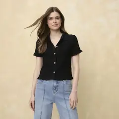 UNIVERSITY CLUB - Blusa Manga Corta Mujer