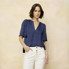 ELLE - Blusa Manga Corta Mujer