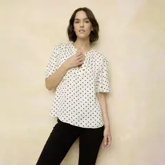 ELLE - Blusa Manga Corta Mujer