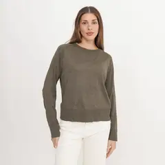 UNIVERSITY CLUB - Chompa Manga Larga Mujer