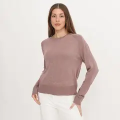 UNIVERSITY CLUB - Chompa Manga Larga Mujer