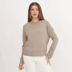 UNIVERSITY CLUB - Chompa Manga Larga Mujer