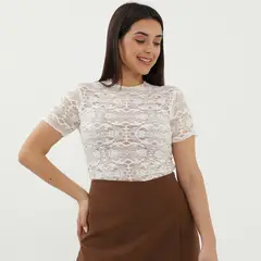 MOSSIMO - Polo Manga Corta Mujer