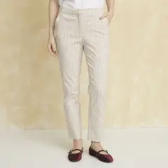 UNIVERSITY CLUB - Pantalón Straight Tiro Alto Mujer