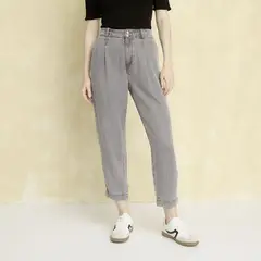 UNIVERSITY CLUB - Jean Regular Fit Tiro Alto Mujer