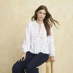 UNIVERSITY CLUB - Blusa Manga Larga Mujer