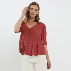 APOLOGY - Blusa Manga Corta Mujer