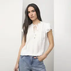 APOLOGY - Blusa Manga Corta Mujer