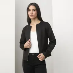 APOLOGY - Casaca Efecto Suede Mujer