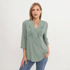 NEWPORT - Blusa Manga 3/4 Mujer