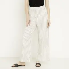 NEWPORT - Pantalón Fluido Tiro Alto Mujer