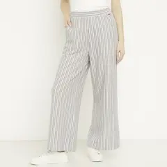 NEWPORT - Pantalón Fluido Tiro Alto Mujer