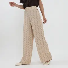 NEWPORT - Pantalón Fluido Tiro Alto Mujer
