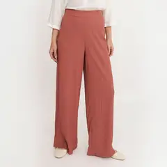 NEWPORT - Pantalón Fluido Tiro Alto Mujer