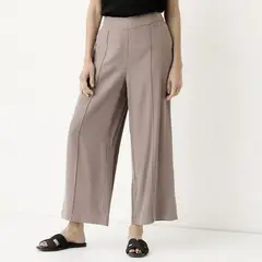 NEWPORT - Pantalón Wide Leg Mujer