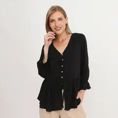 NEWPORT - Blusa Manga Larga Mujer