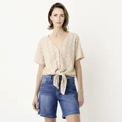 NEWPORT - Blusa Manga Corta Mujer