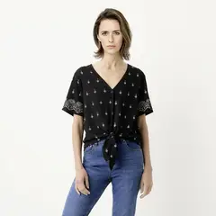 NEWPORT - Blusa Manga Corta Mujer